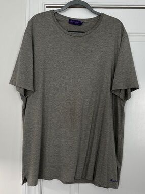 Ralph Lauren Purple Label Men's Grey Short Sleeve T-Shirt